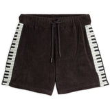 Mini Rodini Black Piano Terry Sweatshorts