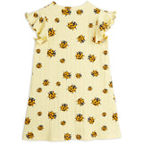 Mini Rodini Yellow Ladybugs AOP Wing Dress