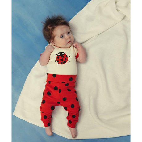 Mini Rodini Offwhite Ladybugs Body
