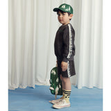 Mini Rodini Black Piano Terry Sweatshorts