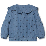 Fliink Light Denim Blue Donna Denim Bomber Jacket