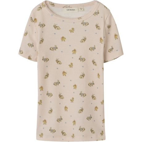 Lil'Atelier Morganite Flavo Kis Slim T-Shirt