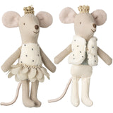 Maileg Royal Twin Mice, Little Sister And Brother In Matchbox