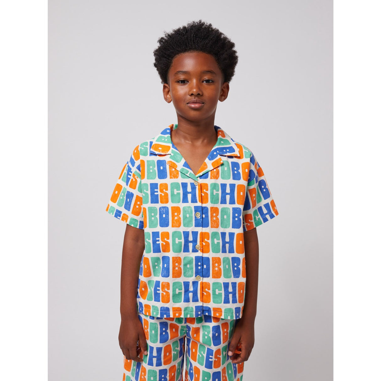 Bobo Choses Offwhite Multicolor Bobo Choses All Over Woven Shirt