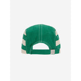 Bobo Choses Light Green Green Stripes Cap