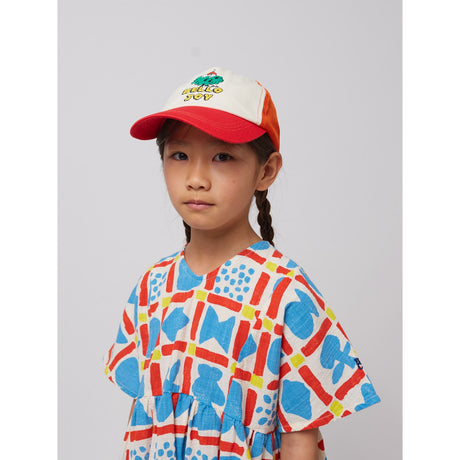 Bobo Choses Red Hello Joy Mesh Cap
