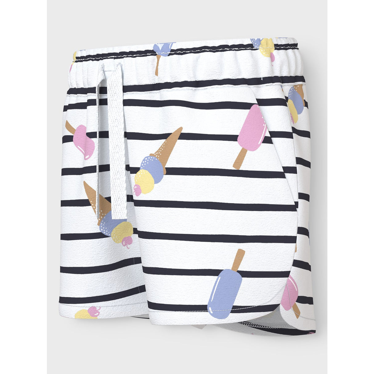 Name It Bright White Ice Vigga Shorts F1 Noos