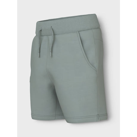 Name It Slate Gray Vivasse Long Sweat Shorts