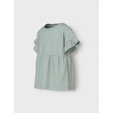 Name It Aqua Gray Vavina Top
