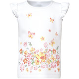 Name It Bright White Yellow Flower Vayana Capsl Top