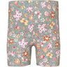 Name It Aqua Gray Yellow Flower Vayo Short Leggings