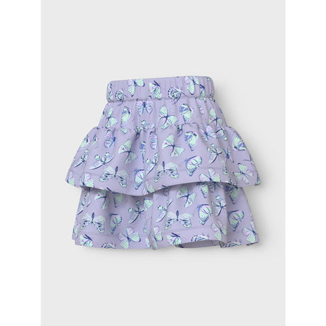 Name It Purple Heather Butterflies Vigga Skirt
