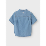 Name It Light Blue Denim Stripes Fido Denim Shirt