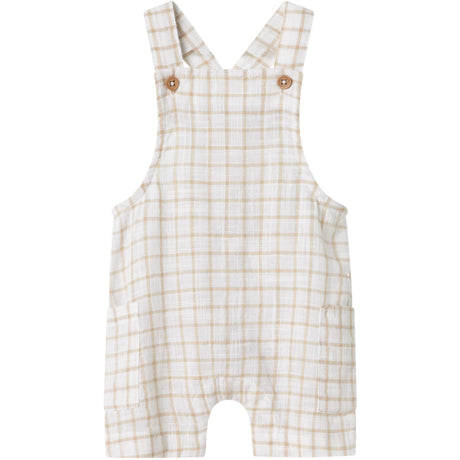 Name It Bright White Halom Short Overall