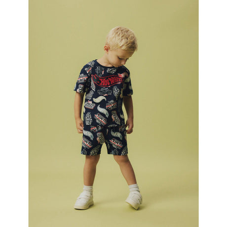 Name It Navy Blazer Ary Hot Wheels Regular T-Shirt