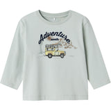 Name It Aqua Gray Hako Regular Blouse