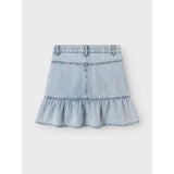 Name It Light Blue Denim Nynne Short Denim Skirt