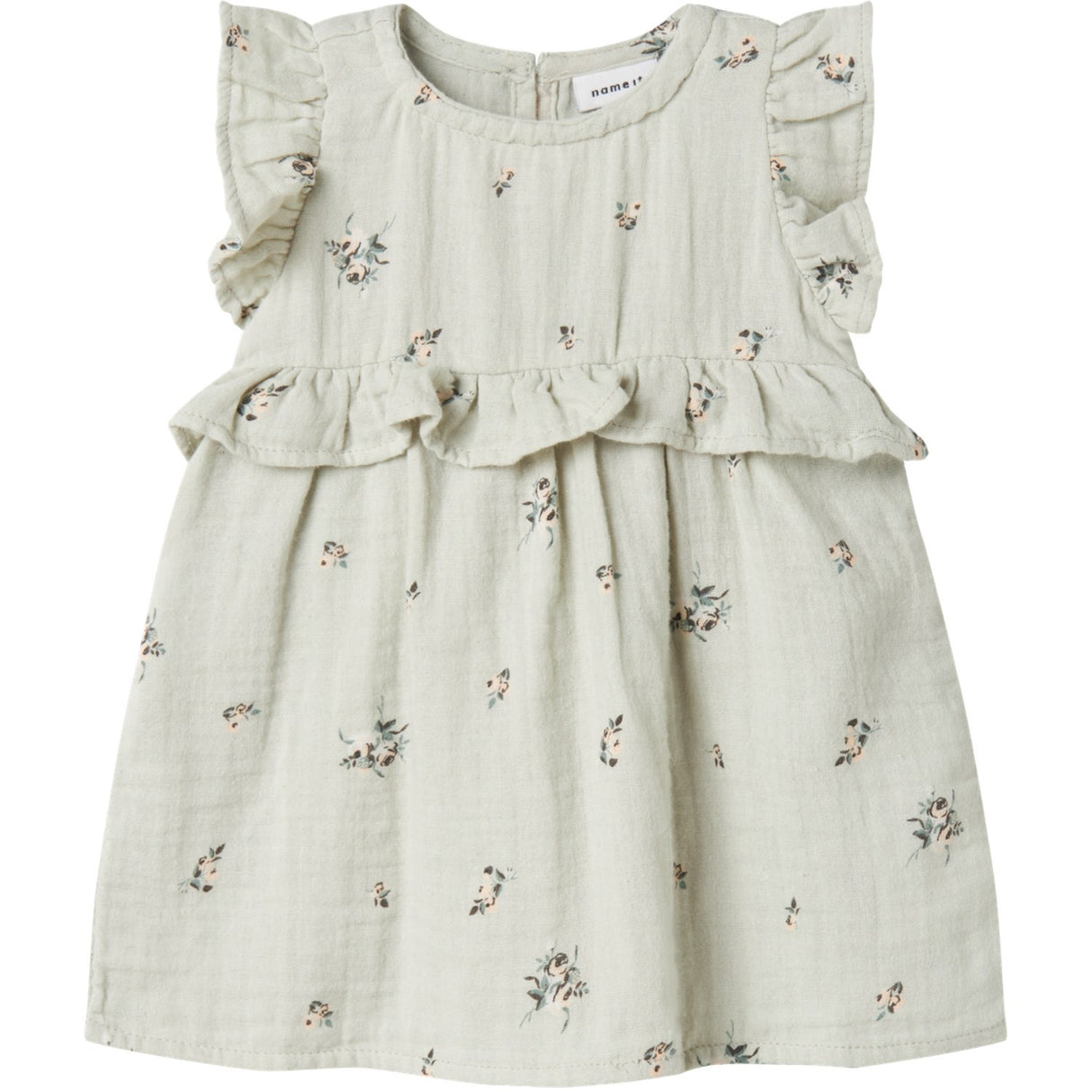 Name It Aqua Gray Hikka Capsl Dress