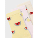 Name It Lemon Meringue Hulli 3-Pack Socks