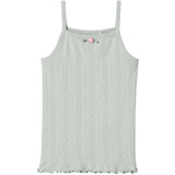 Name It Aqua Gray Jsilke Slim Strap Top