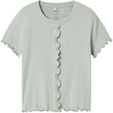 Name It Aqua Gray Holimse Short T-Shirt
