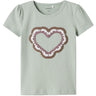 Name It Aqua Gray Jamaria T-Shirt
