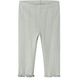 Name It Aqua Gray Jsilke Leggings