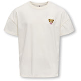 kids ONLY Cloud Dancer Teddy Pink Glitter Rosita Oversize T-Shirt