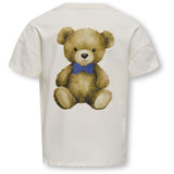 kids ONLY Cloud Dancer Teddy Blue Glitter Rosita Oversize T-Shirt