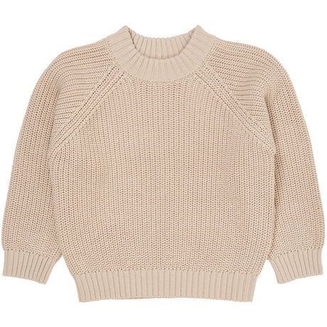 COPENHAGEN COLORS Beige Knitted Classic Rib Blouse