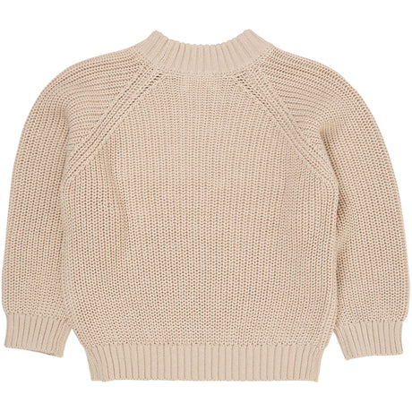COPENHAGEN COLORS Beige Knitted Classic Rib Blouse