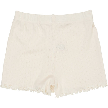 COPENHAGEN COLORS Cream Summer Pointelle Shorts