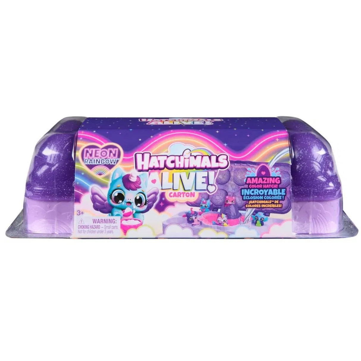 Hatchimals Alive Neon Rainbow Carton