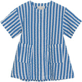 Serendipity Azur Stripe Button Dress
