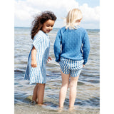 Serendipity Azur Stripe Button Dress