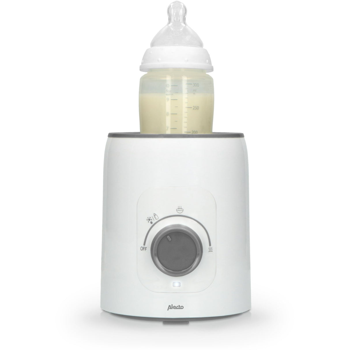 Alecto White Bottle Warmer