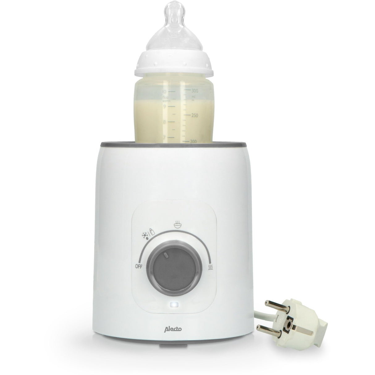 Alecto White Bottle Warmer