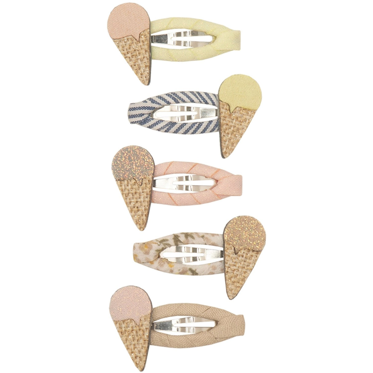 Mimi & Lula 5 Hair Clips - Mini Ice Cream Amalfi
