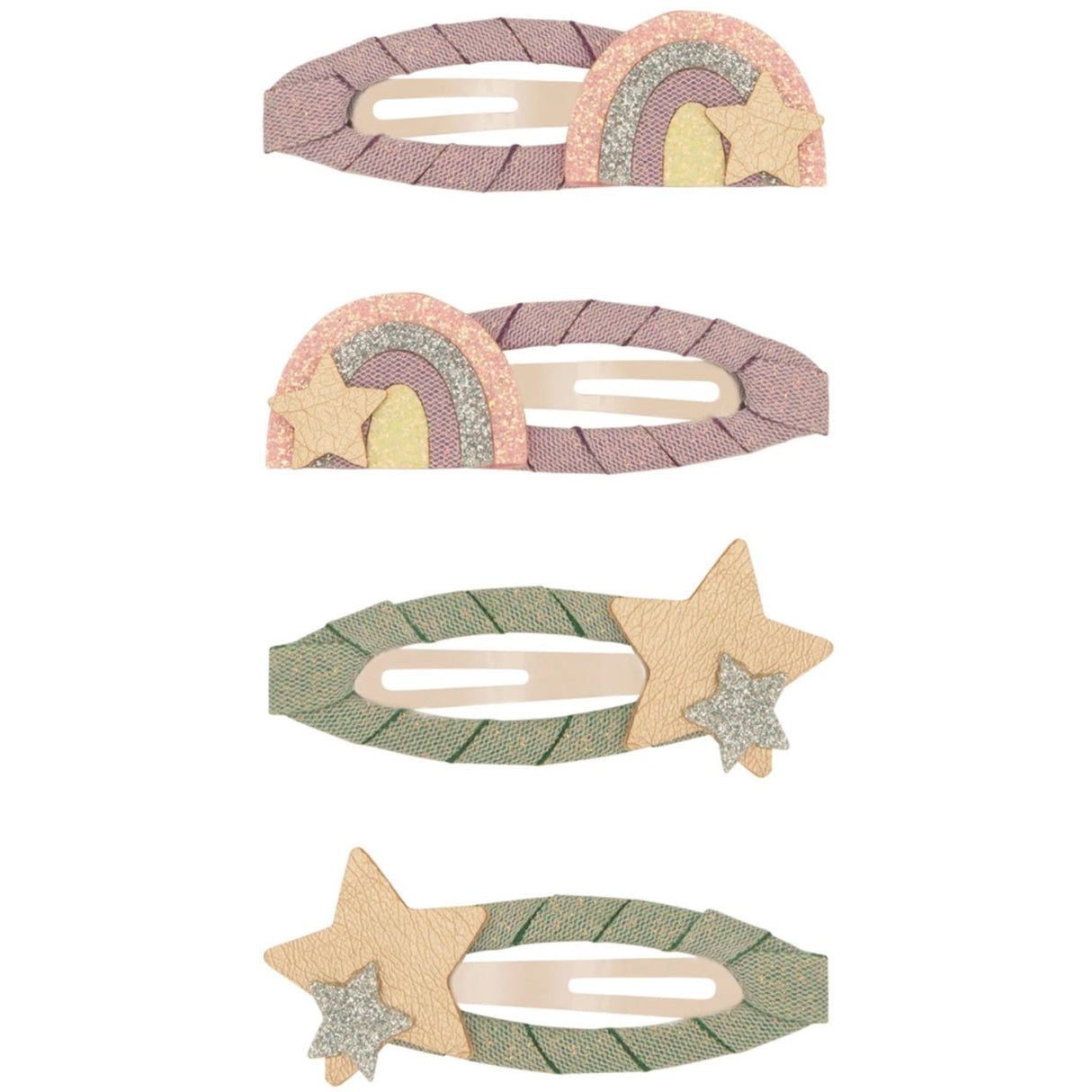 Mimi & Lula 4 헤어 클립 - 오버 더 레인보우 드림랜드