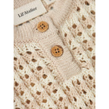Lil'Atelier Turtledove Gray Morn Boa Knit Vest