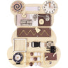 HEMMINGSEN Kids Brown Acttivity Board Bear Portable