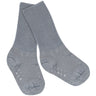 Gobabygo Stone Blue Non-Slip Socks In Merino Wool