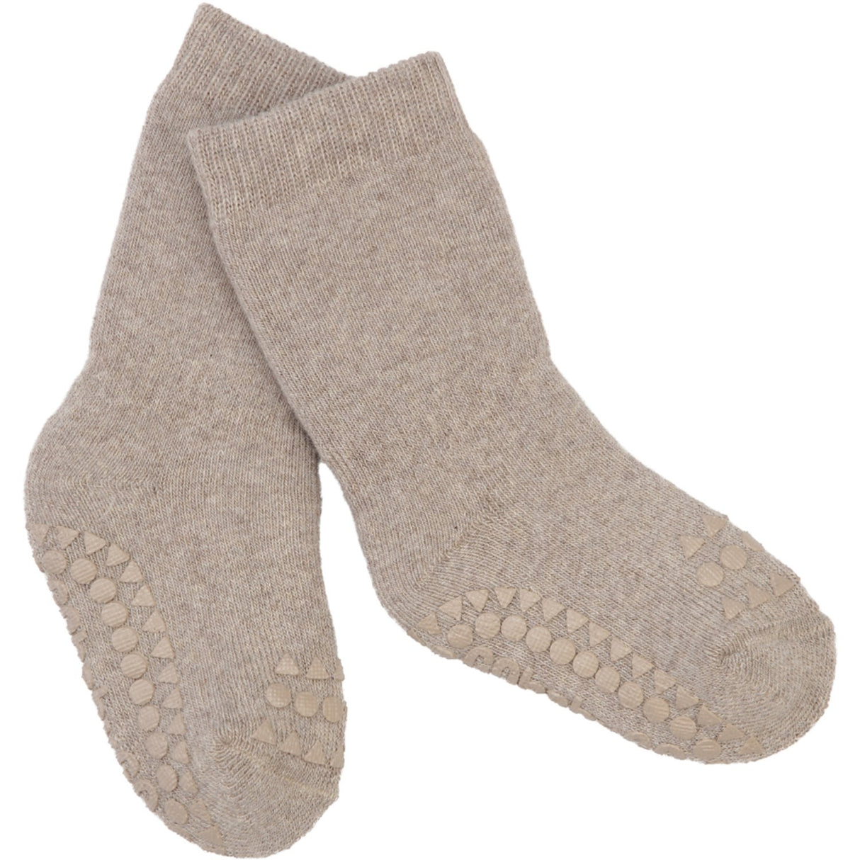 Gobabygo Sand Non-Slip Socks Organic Terry Cotton