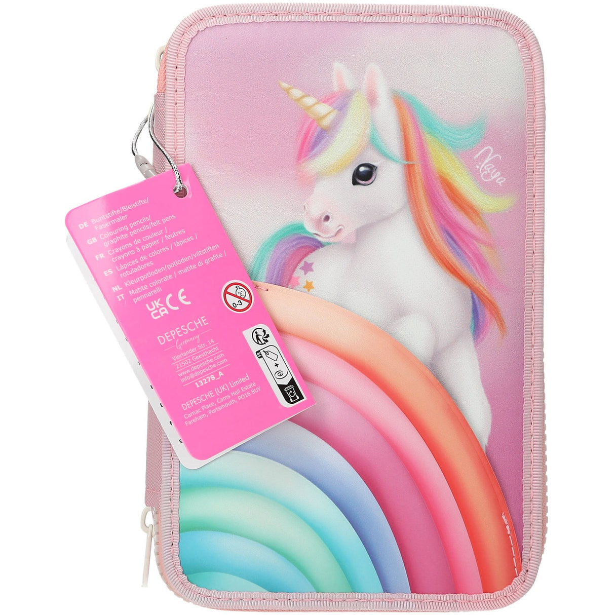 Ylvi Triple Pencil Case Color Cloud