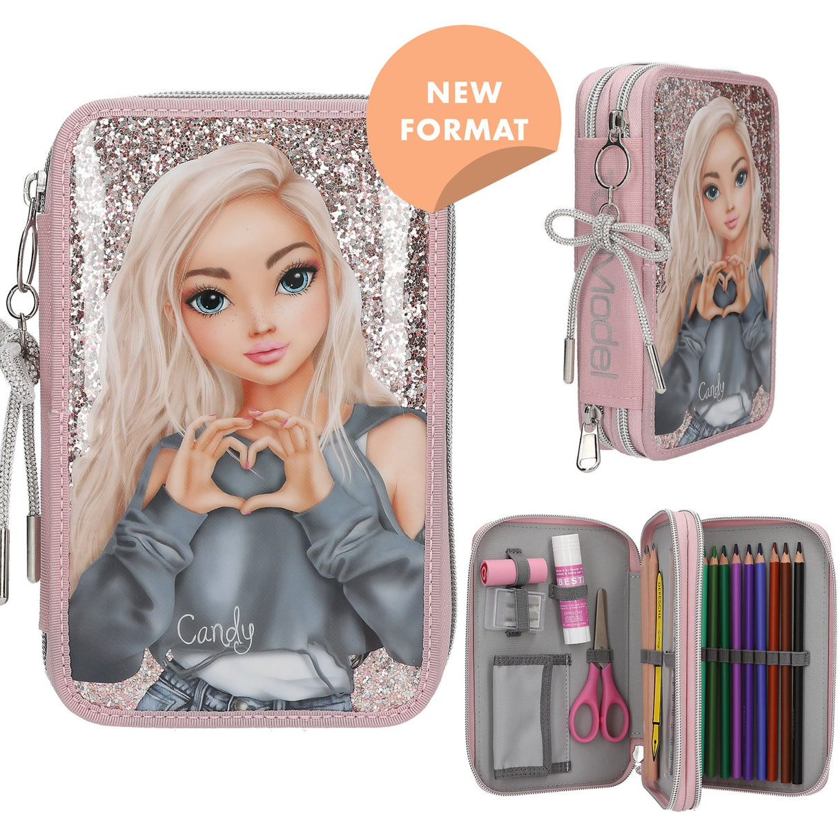 TOPModel My BFF Double Pencil Case