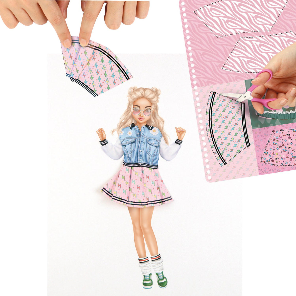 TOPModel Dress Me Up Collage Book