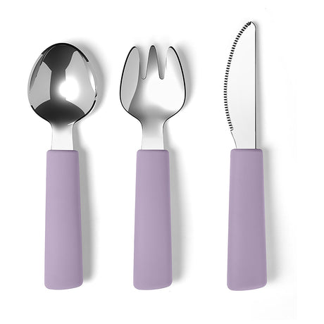 By Lille Vilde Lilac Cutlery - Toddler 3pcs
