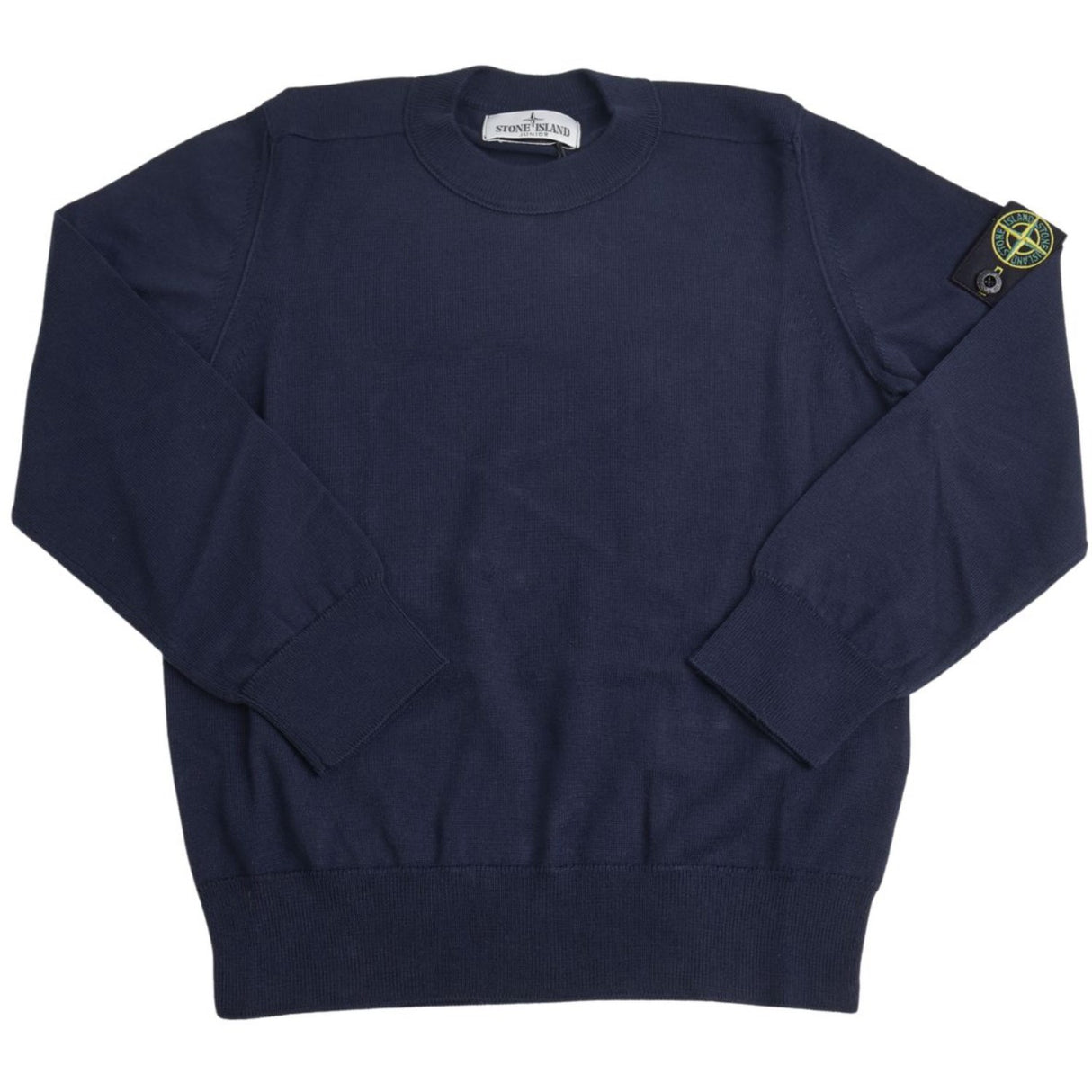 Stone Island Navy Blue Crew Neck