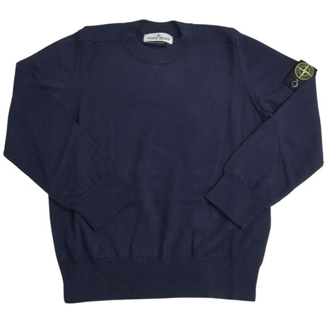 Stone Island Navy Blue Crew Neck