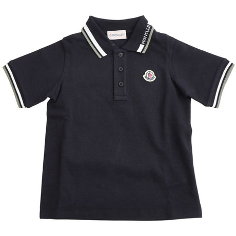 Moncler Black Ss Polo T-Shirt